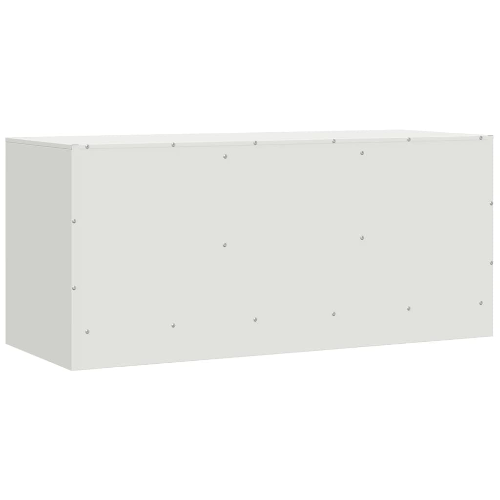 TV Cabinet White 99x39x44 cm Steel