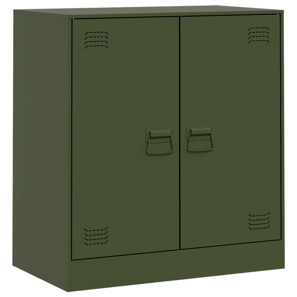 Sideboard Olive Green 67x39x73 cm Steel