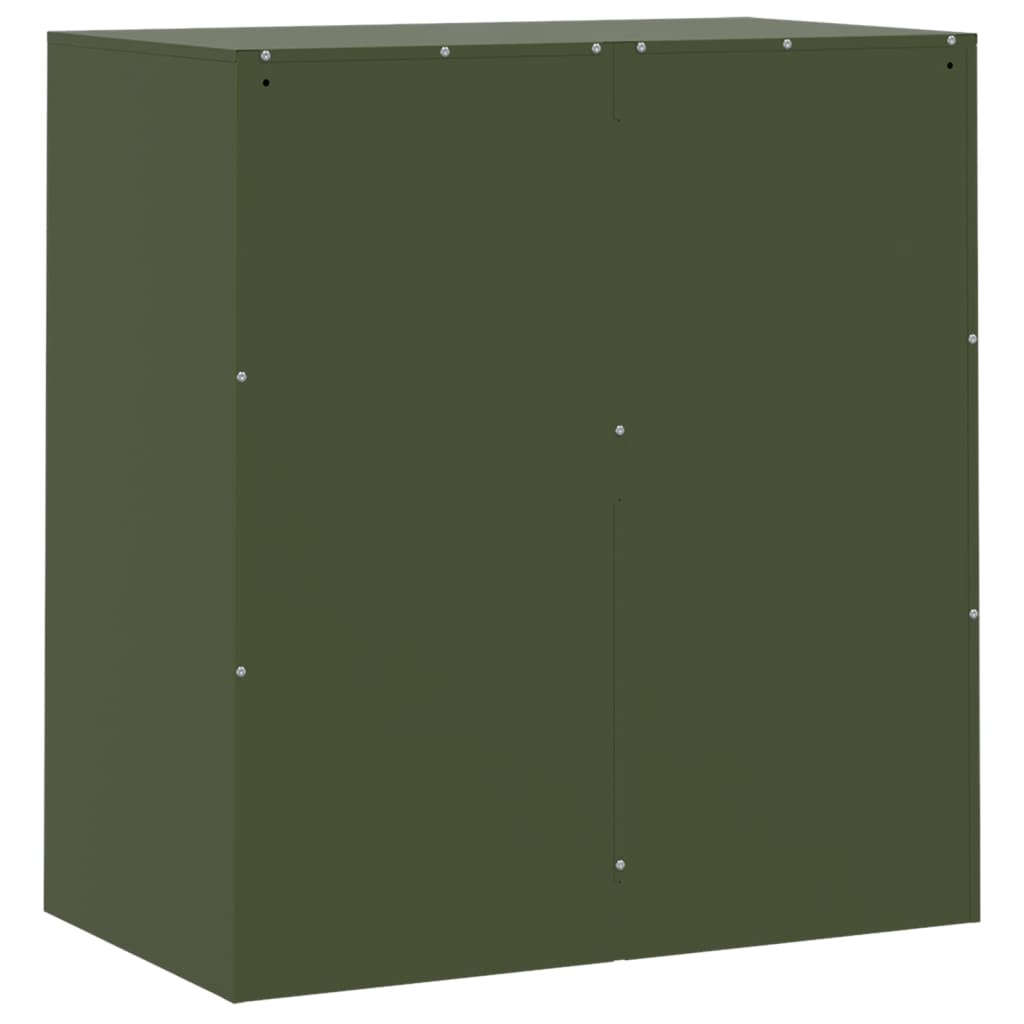 Sideboard Olive Green 67x39x73 cm Steel