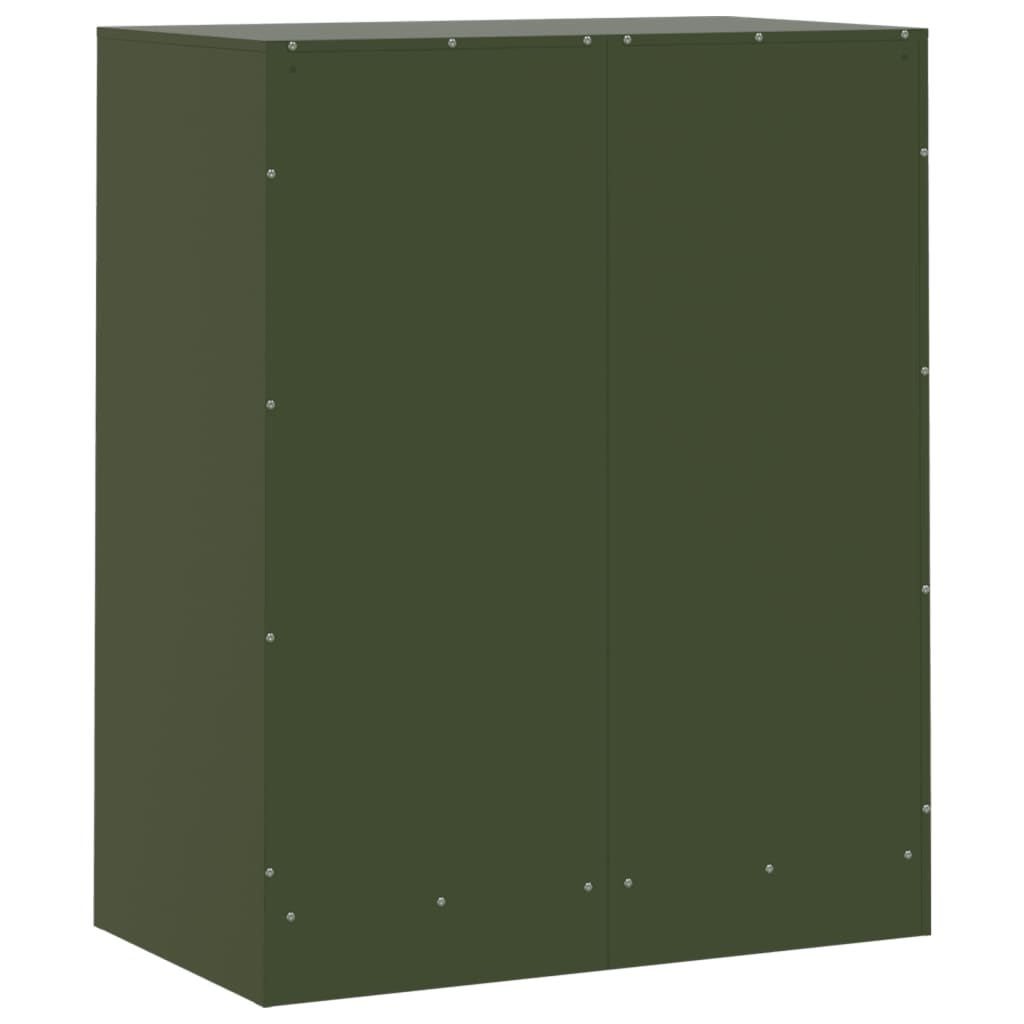 Sideboard Olive Green 67x39x83 cm Steel