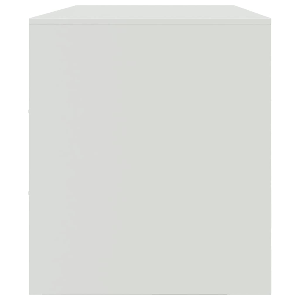 TV Cabinet White 99x39x44 cm Steel