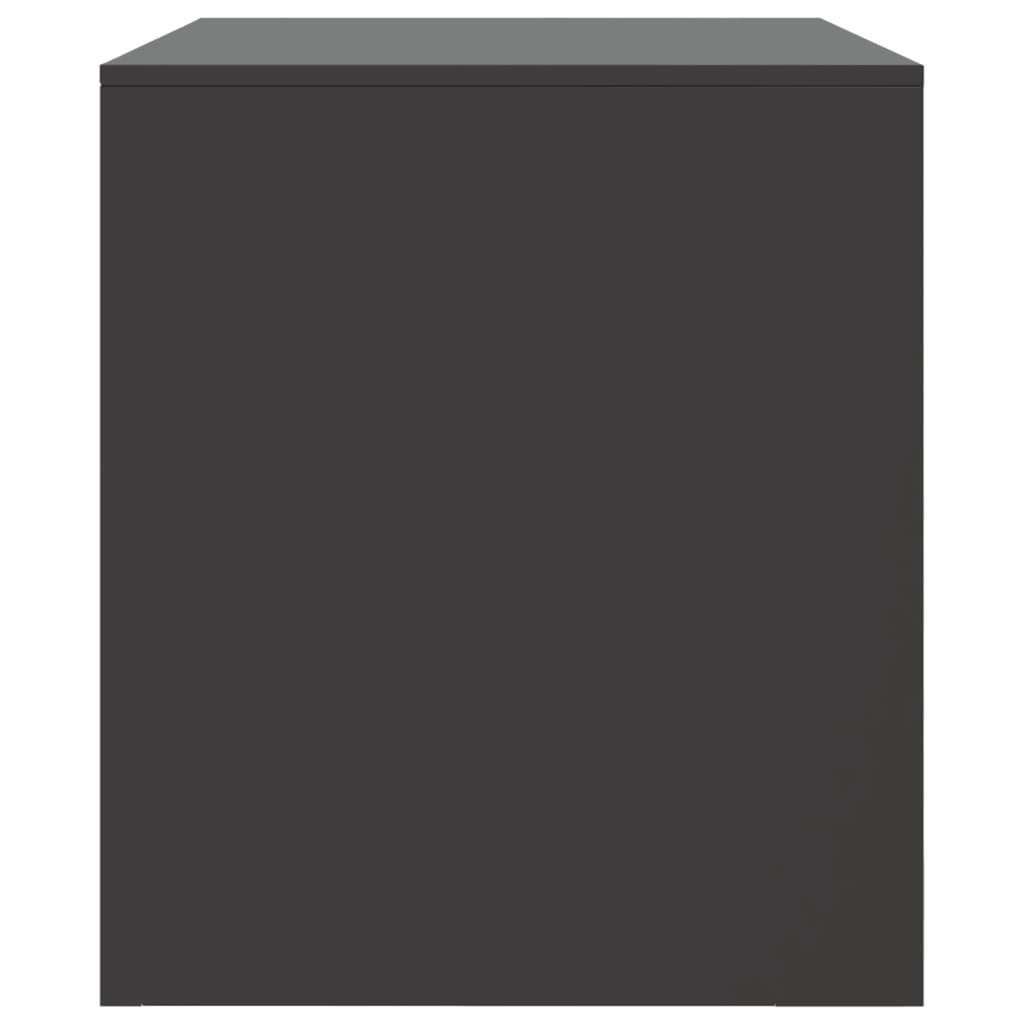 TV Cabinet Black 67x39x44 cm Steel