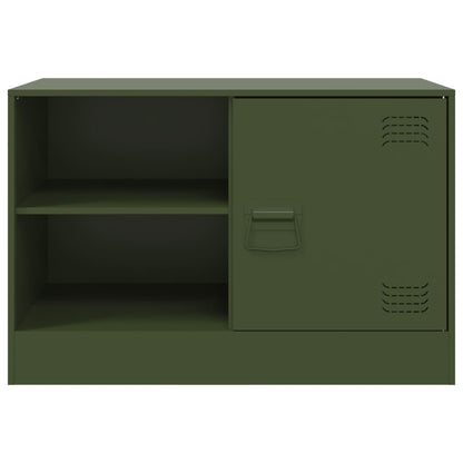 TV Cabinet Olive Green 67x39x44 cm Steel