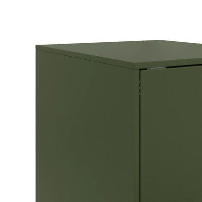 Sideboard Olive Green 34.5x39x73 cm Steel