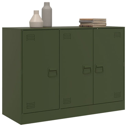 Sideboard Olive Green 99x39x73 cm Steel