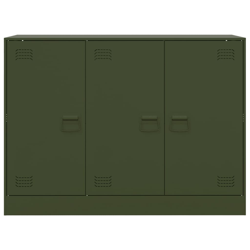 Sideboard Olive Green 99x39x73 cm Steel