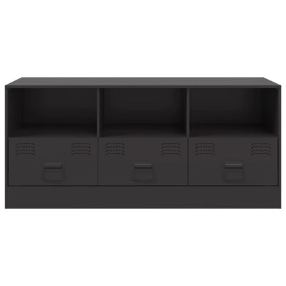 TV Cabinet Black 99x39x44 cm Steel