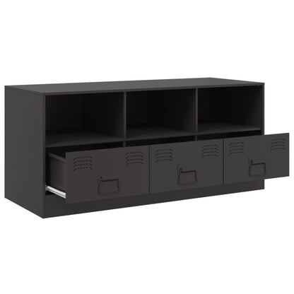 TV Cabinet Black 99x39x44 cm Steel