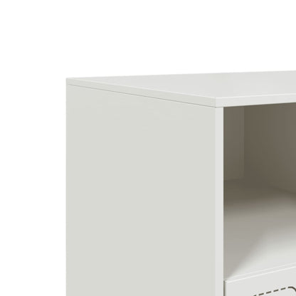 TV Cabinet White 99x39x44 cm Steel