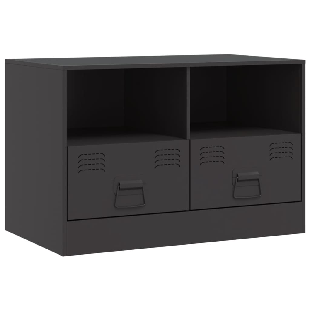 TV Cabinet Black 67x39x44 cm Steel