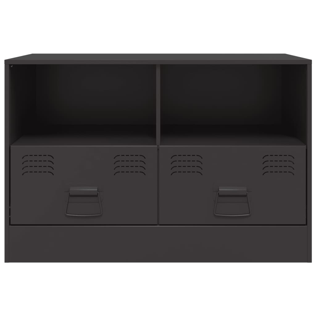 TV Cabinet Black 67x39x44 cm Steel