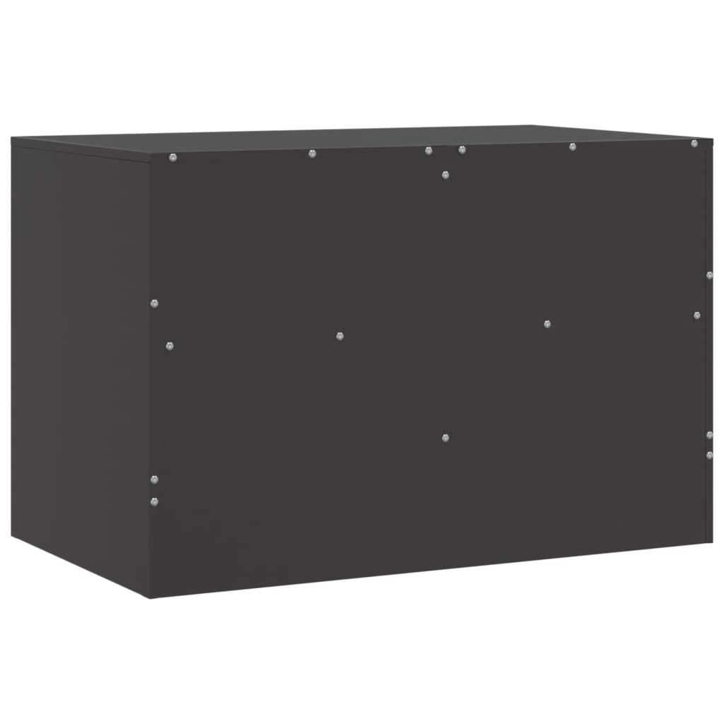 TV Cabinet Black 67x39x44 cm Steel