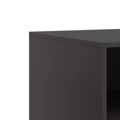 TV Cabinet Black 67x39x44 cm Steel