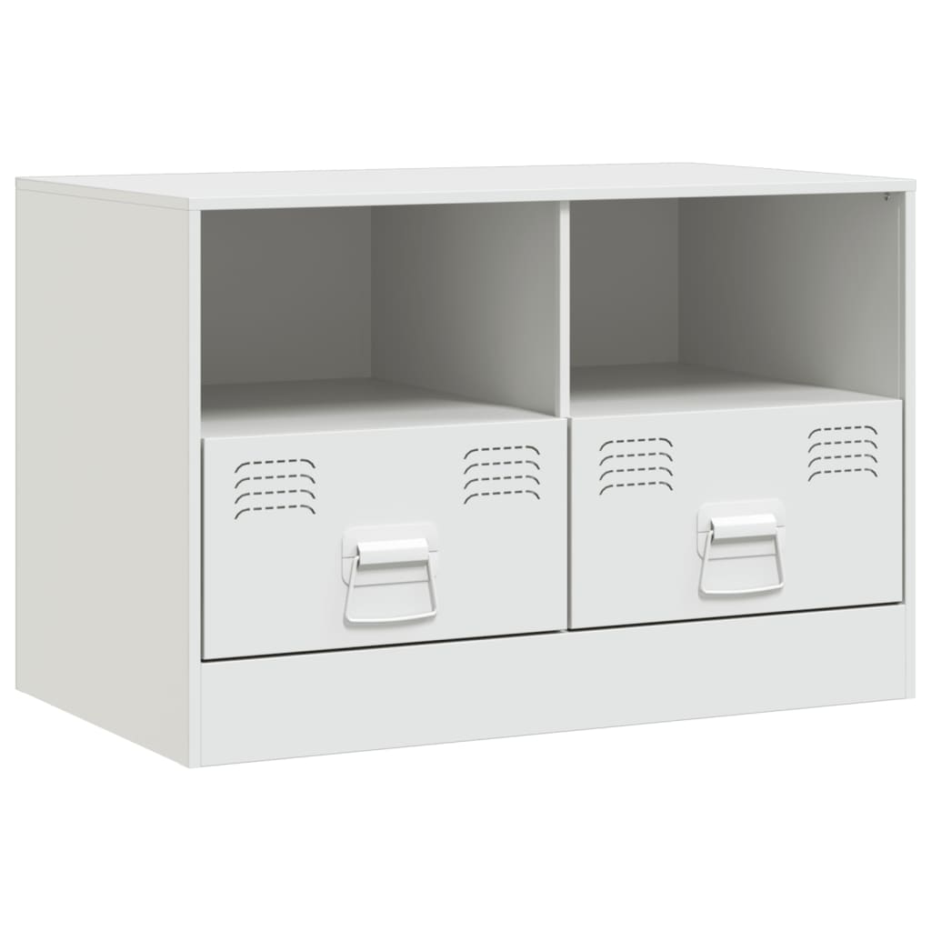 TV Cabinet White 67x39x44 cm Steel