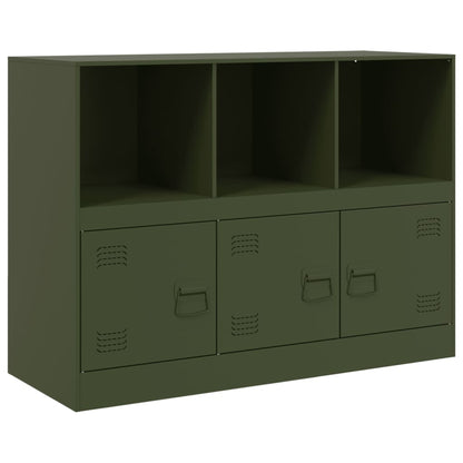 Sideboard Olive Green 99x39x73 cm Steel