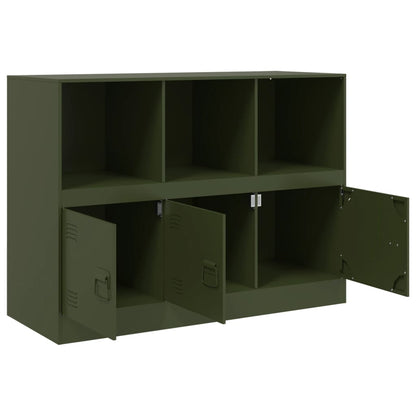 Sideboard Olive Green 99x39x73 cm Steel