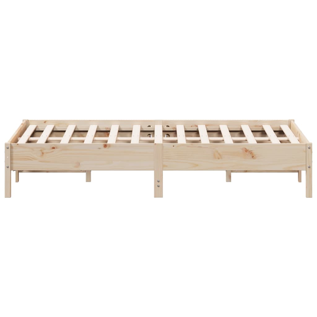 Bed Frame 160x200 cm Solid Wood Pine