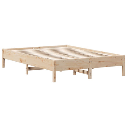 Bed Frame 160x200 cm Solid Wood Pine