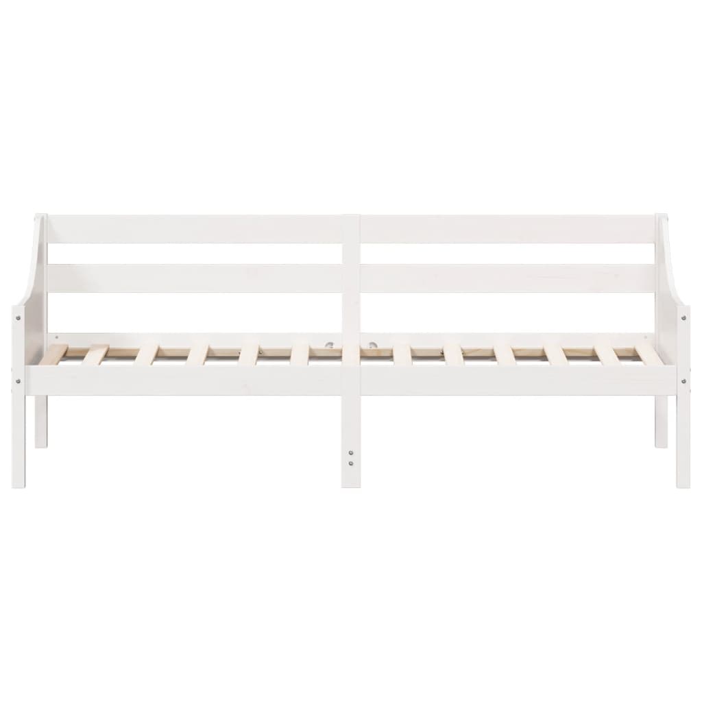 Day Bed White 90x200 cm Solid Wood Pine