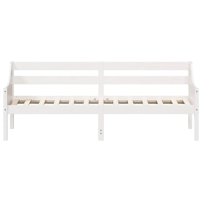 Day Bed White 90x200 cm Solid Wood Pine