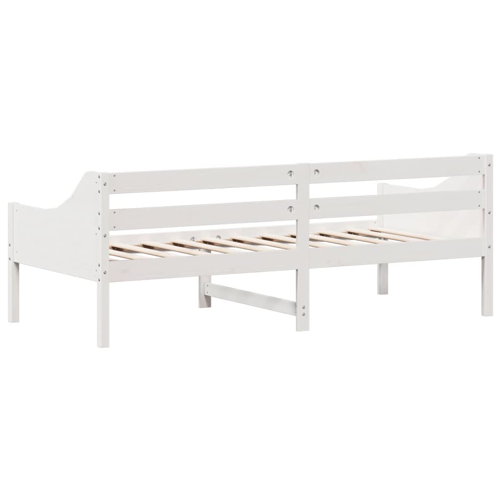 Day Bed White 90x200 cm Solid Wood Pine