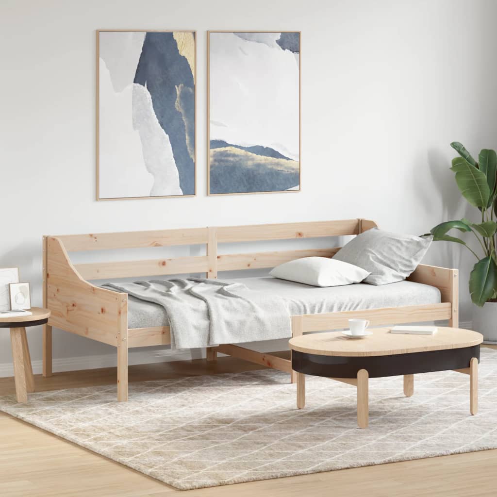 Day Bed 100x200 cm Solid Wood Pine