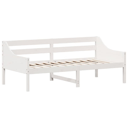 Day Bed White 90x190 cm Solid Wood Pine