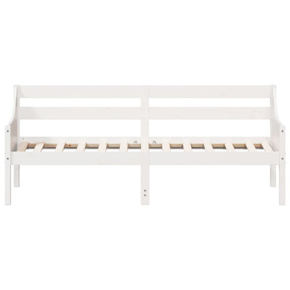 Day Bed White 90x190 cm Solid Wood Pine