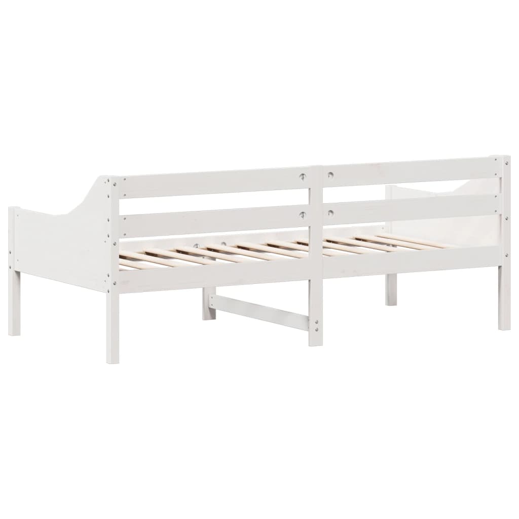 Day Bed White 90x190 cm Solid Wood Pine