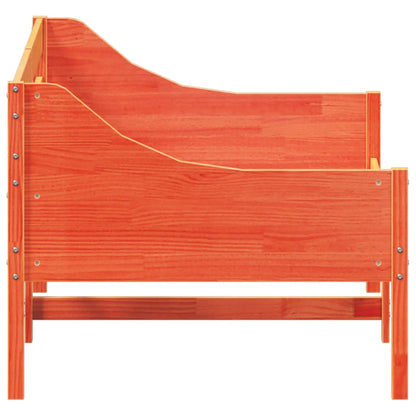 Day Bed Wax Brown 90x190 cm Solid Wood Pine