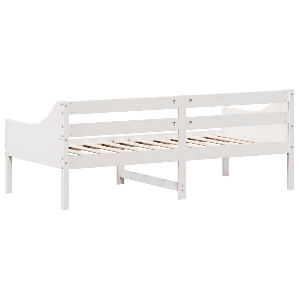 Day Bed White 75x190 cm Solid Wood Pine