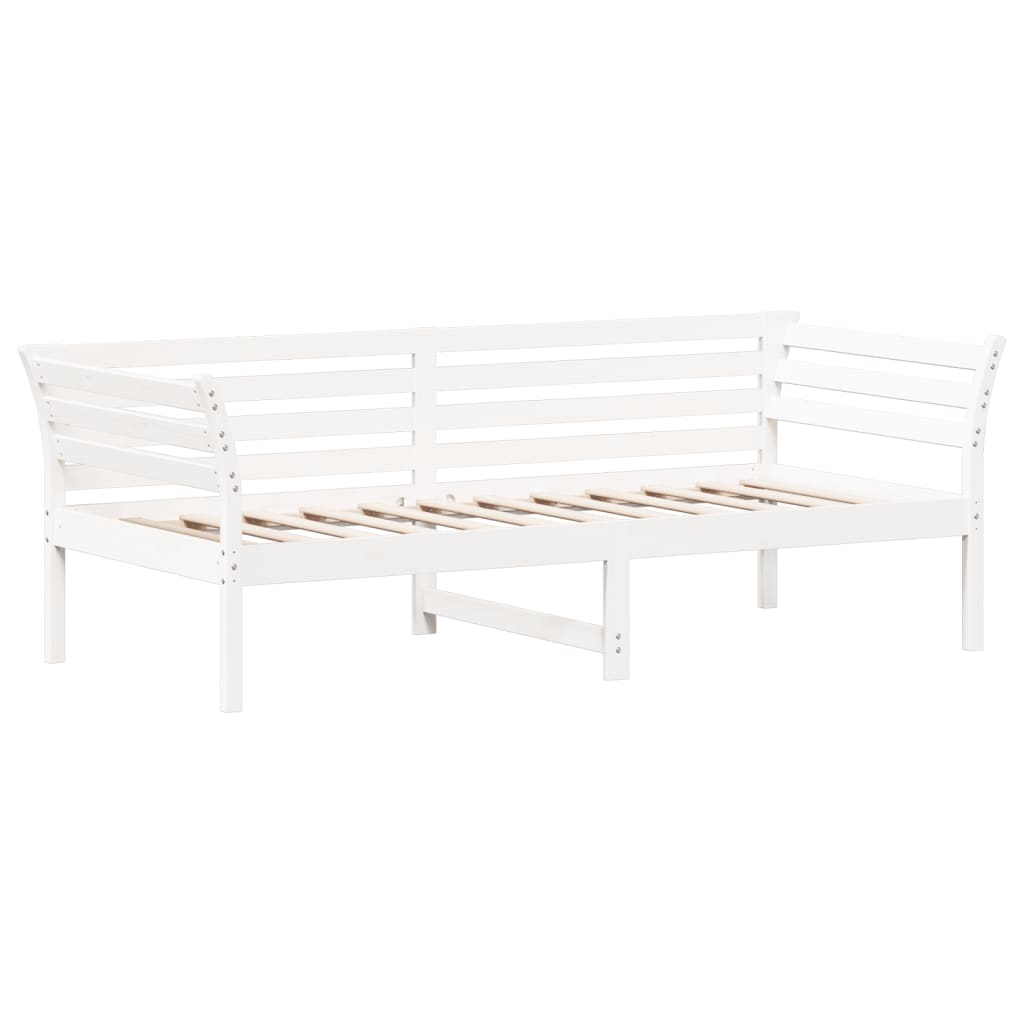 Day Bed White 80x200 cm Solid Wood Pine