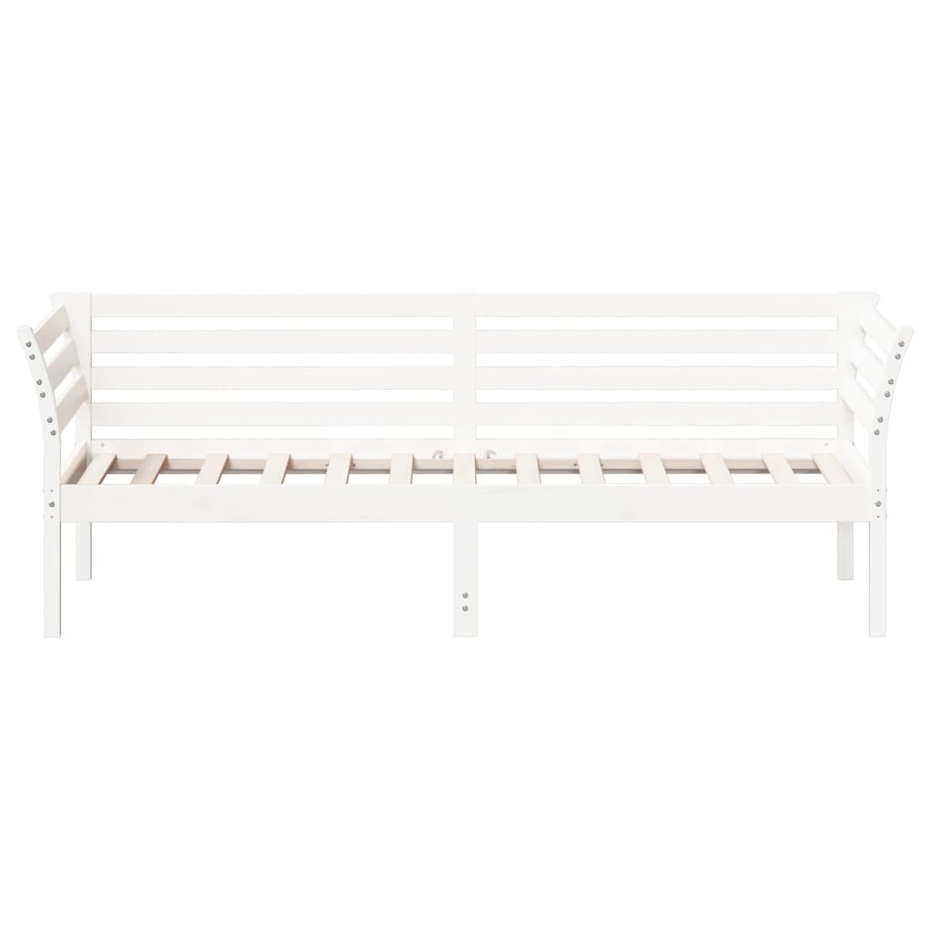 Day Bed White 80x200 cm Solid Wood Pine