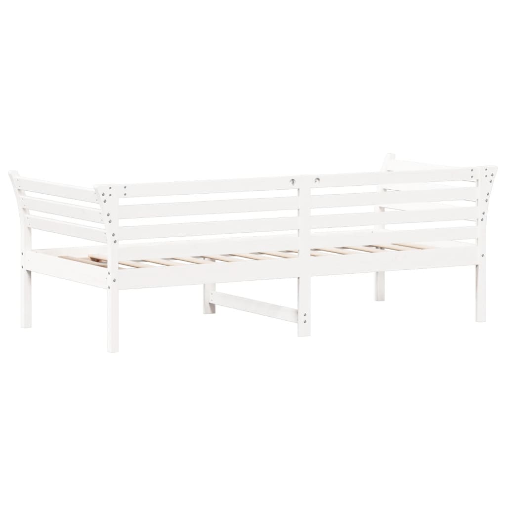 Day Bed White 80x200 cm Solid Wood Pine