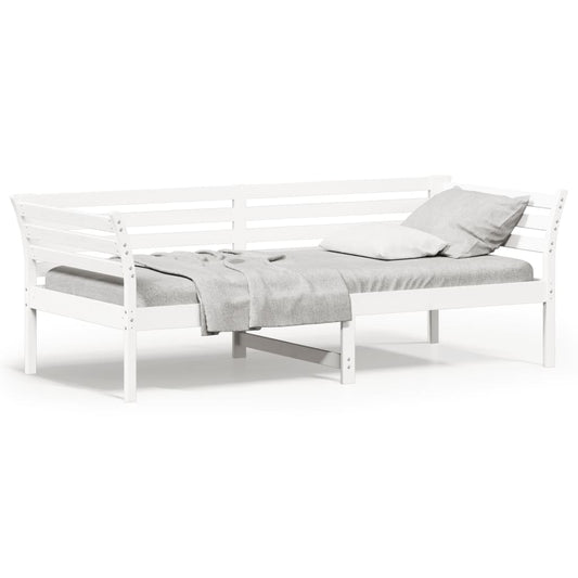 Day Bed White 80x200 cm Solid Wood Pine