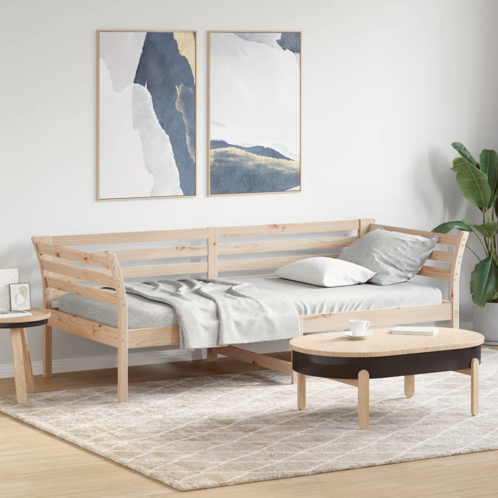 Day Bed 90x200 cm Solid Wood Pine