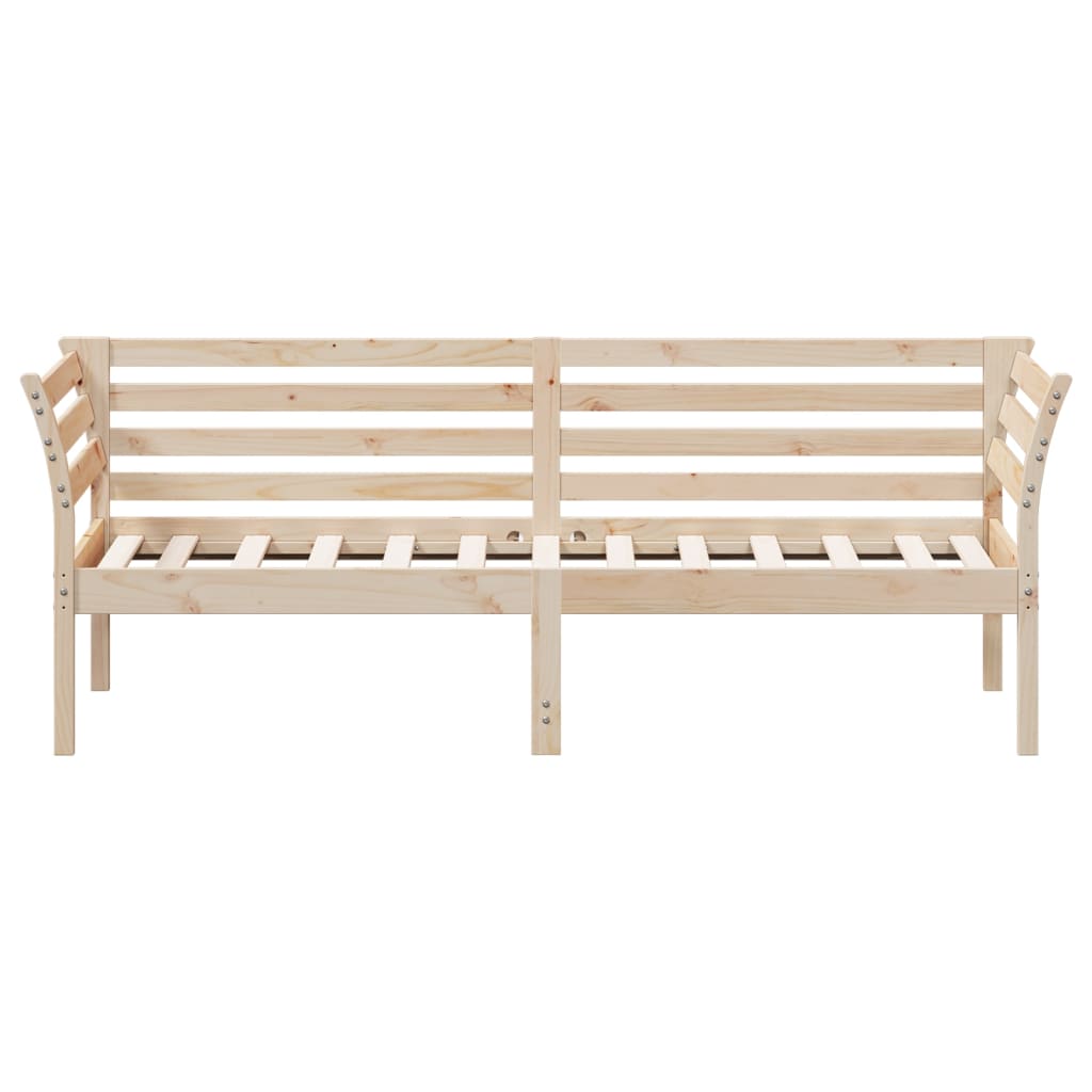 Day Bed 75x190 cm Solid Wood Pine