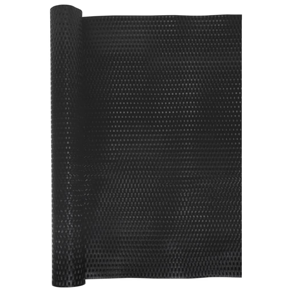 Balcony Screen Black 300x80 cm Poly Rattan