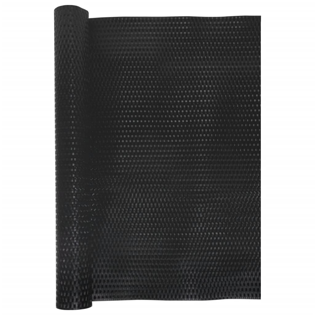 Balcony Screen Black 400x100 cm Poly Rattan