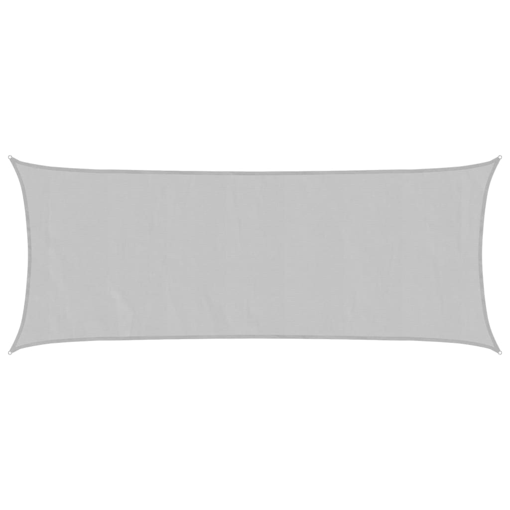 Sun Shade Sail Light Grey 4.5x2 m 100% Polyester Oxford