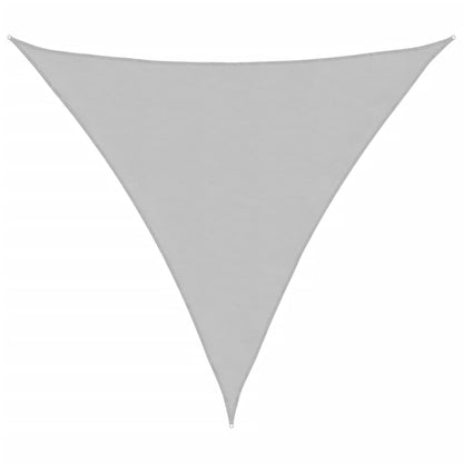 Sun Shade Sail Light Grey 3x3x3 m 100% Polyester Oxford