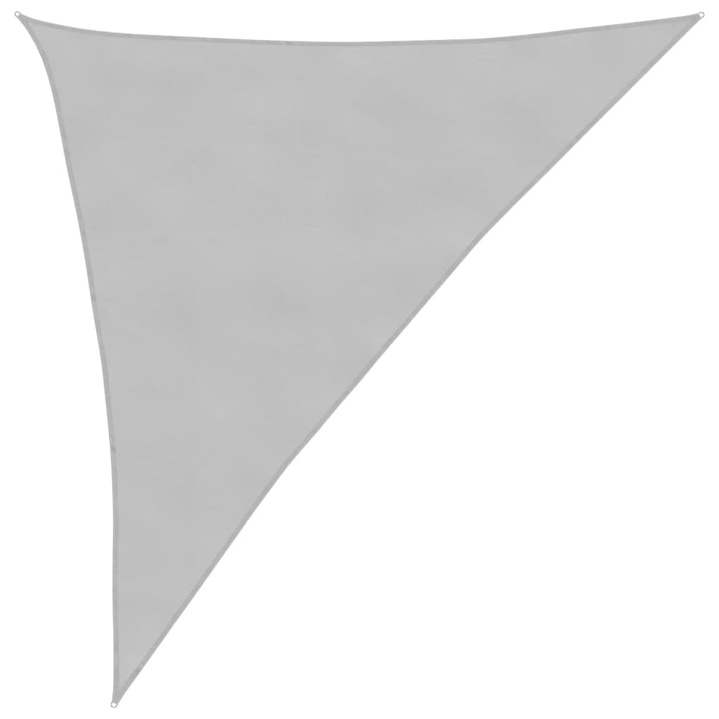 Sun Shade Sail Light Grey 3x4x5 m 100% Polyester Oxford