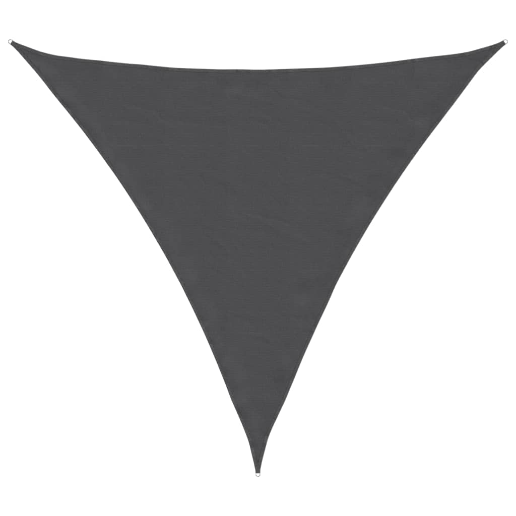 Sun Shade Sail Anthracite 2x2x2 m 100% Polyester Oxford