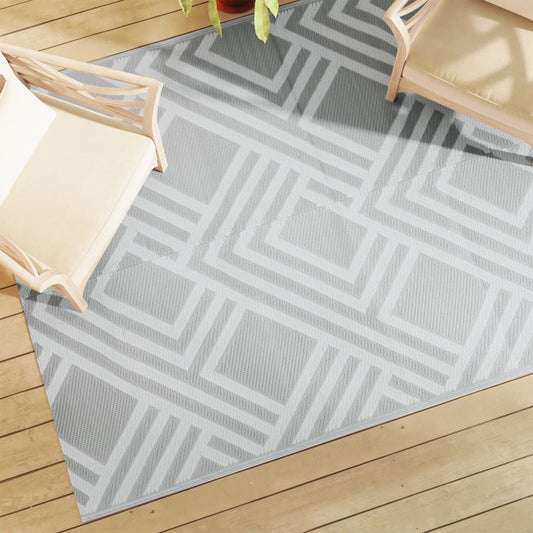 Outdoor Carpet Grey 160x230 cm PP