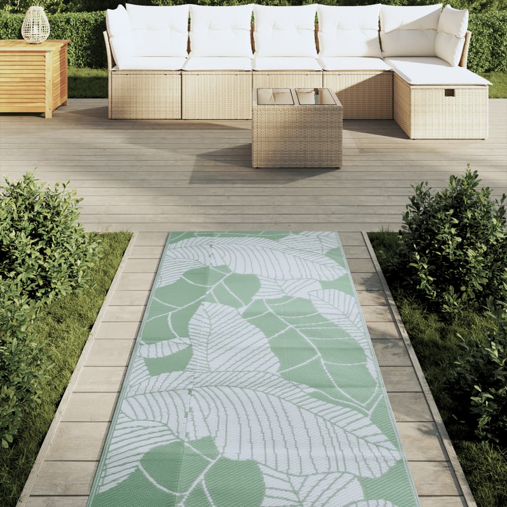 Outdoor Carpet Green 80x250 cm PP