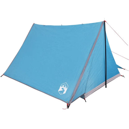 Camping Tent 2-Person Blue Waterproof