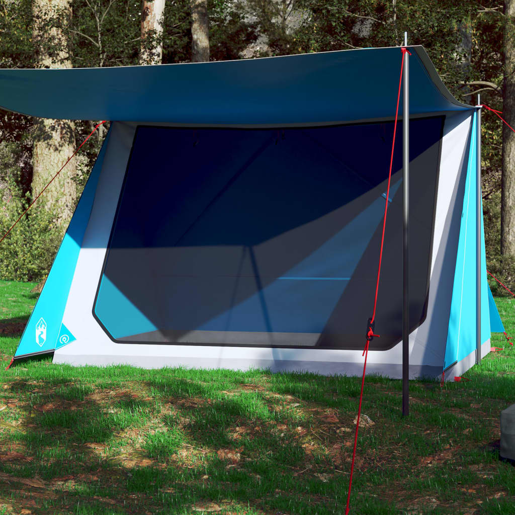 Camping Tent 2-Person Blue Waterproof