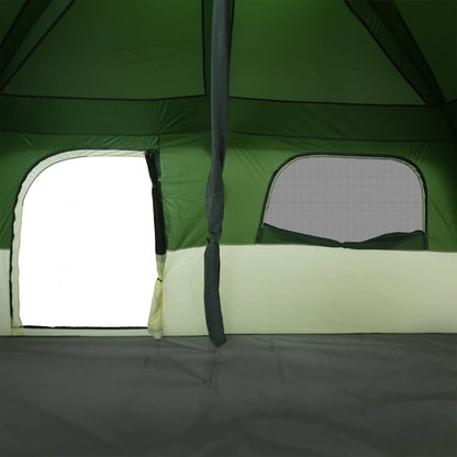 Family Tent Cabin 10-Person Green Waterproof