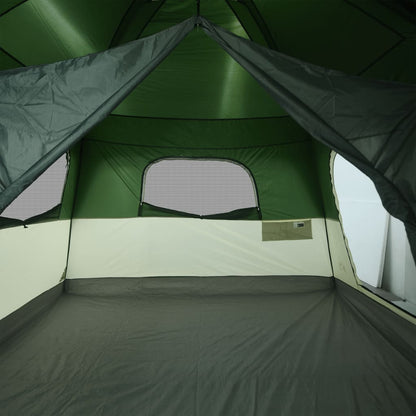 Family Tent Cabin 10-Person Green Waterproof