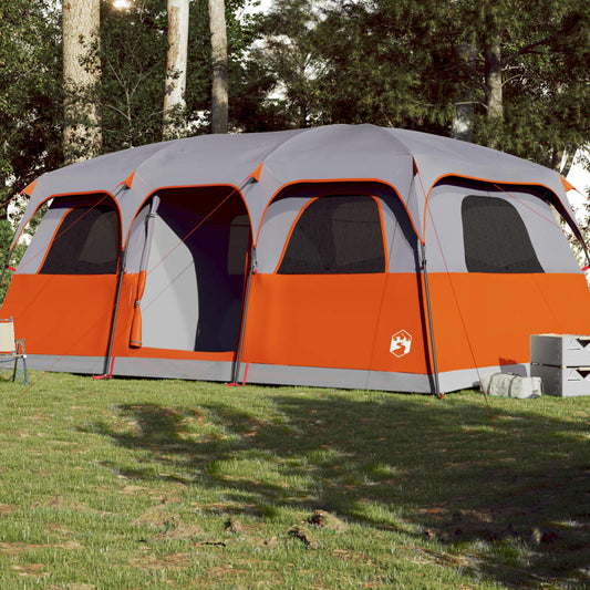 Family Tent Cabin 9-Person Grey Waterproof